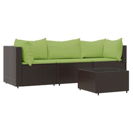 VidaXL Garten lounge set poly-rattan  