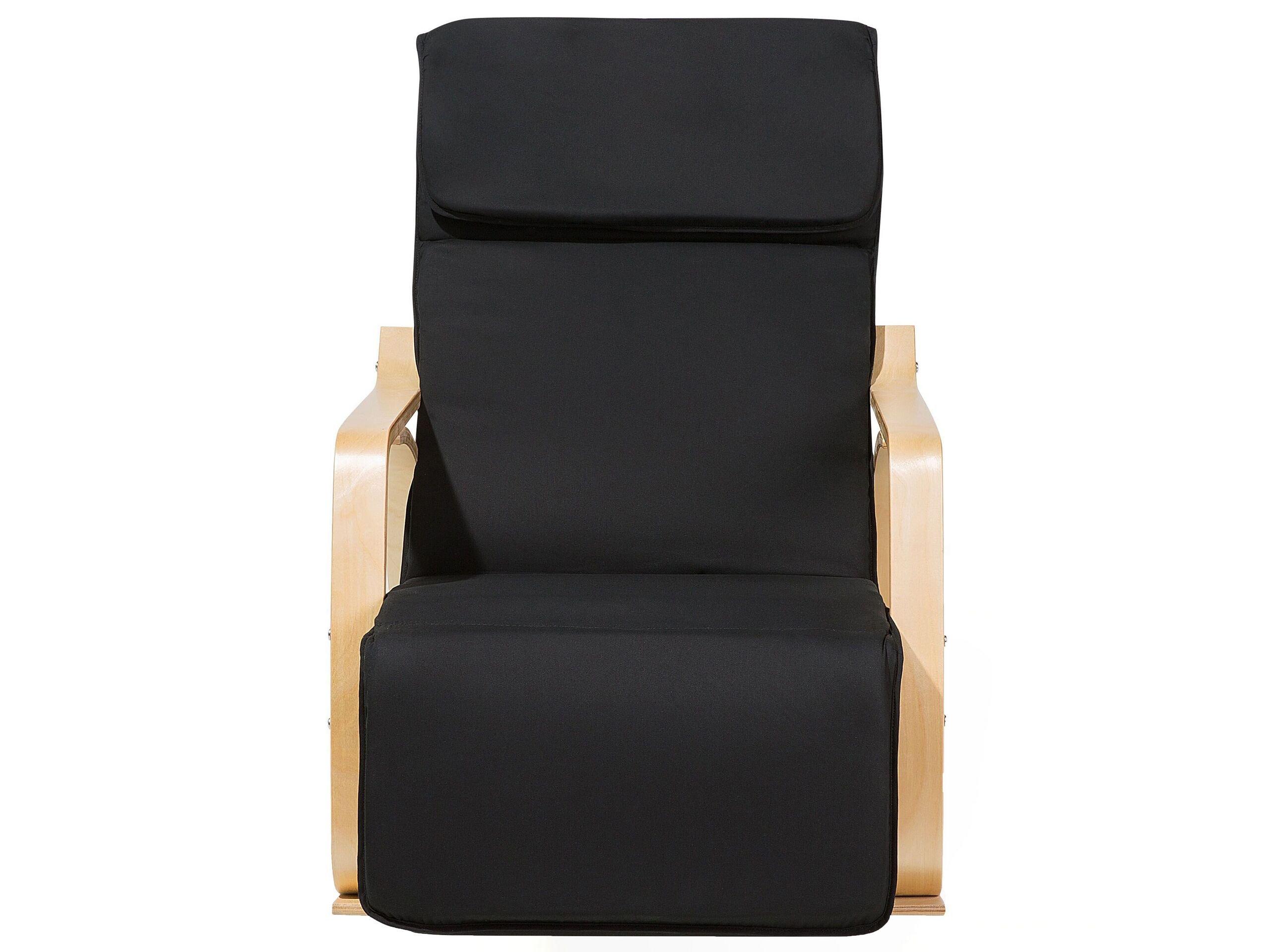 Beliani Fauteuil à bascule en Polyester Rétro WESTON  