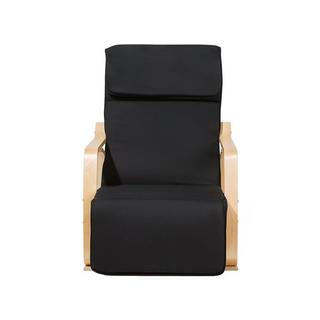 Beliani Fauteuil à bascule en Polyester Rétro WESTON  