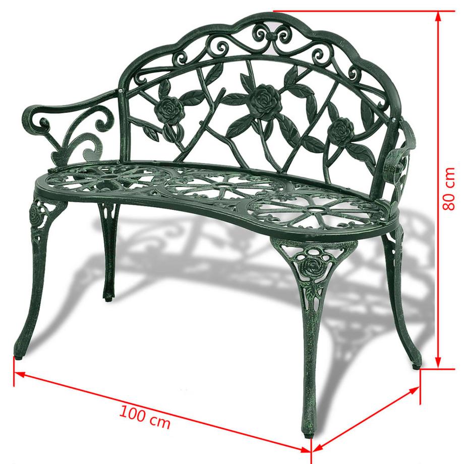 VidaXL Gartenbank metall  