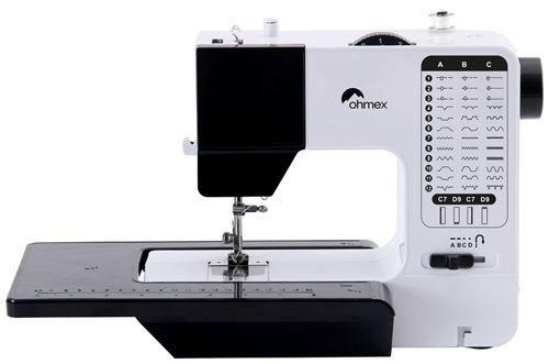 Ohmex  Machine à coudre Ohmex SEW 3800 Blanc et Noir 