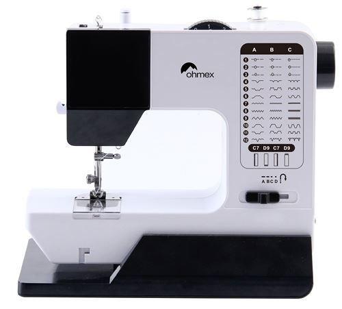 Ohmex  Machine à coudre Ohmex SEW 3800 Blanc et Noir 