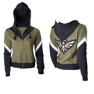 Bioworld Zelda Hyrule Symbole Full Zip Hoodie  