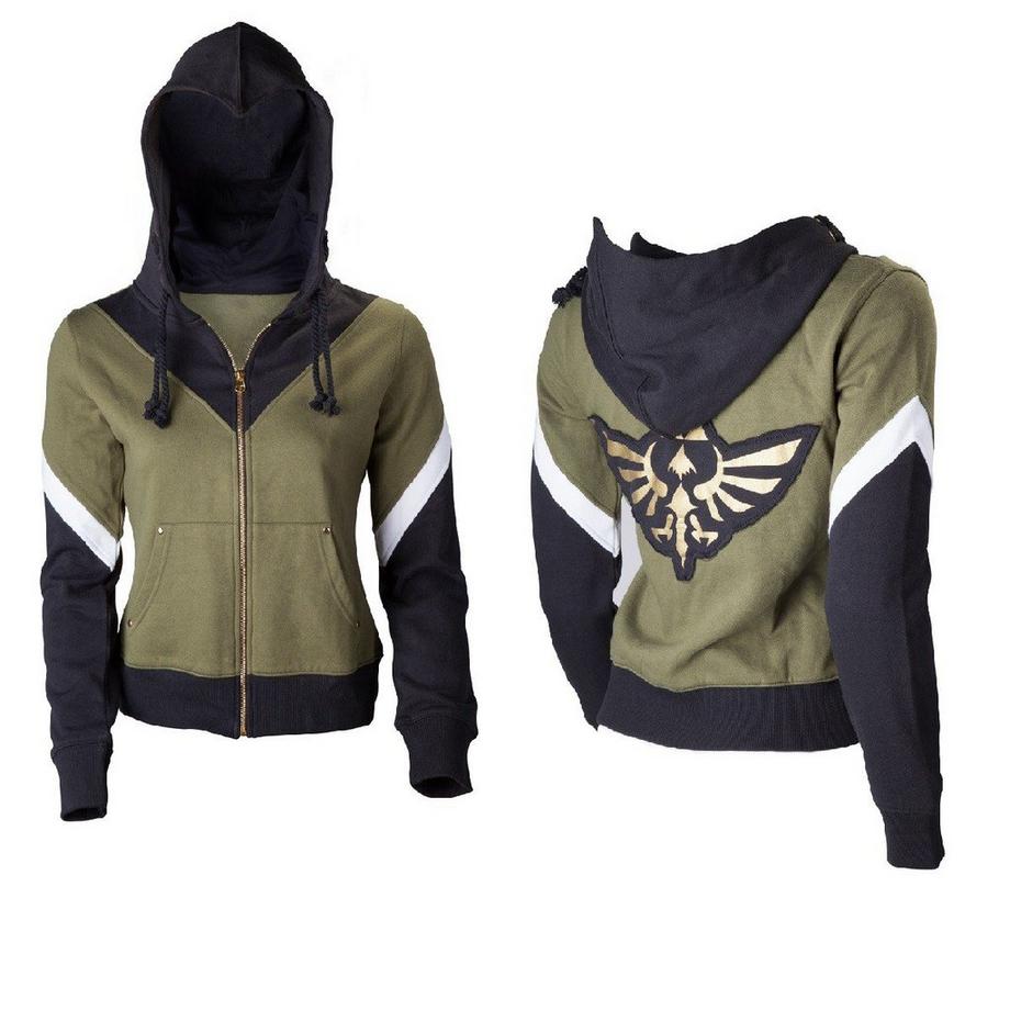 Bioworld Zelda Hyrule Symbol Full Zip Hoodie  