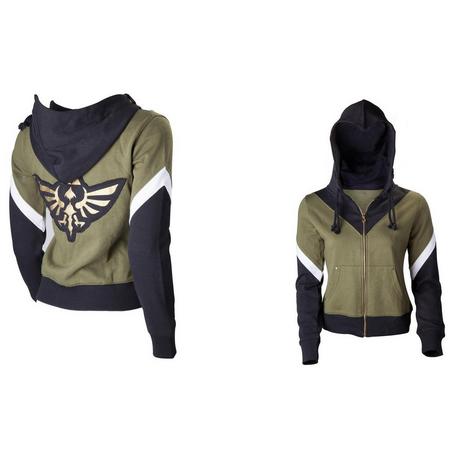 Bioworld Zelda Hyrule Symbole Full Zip Hoodie  