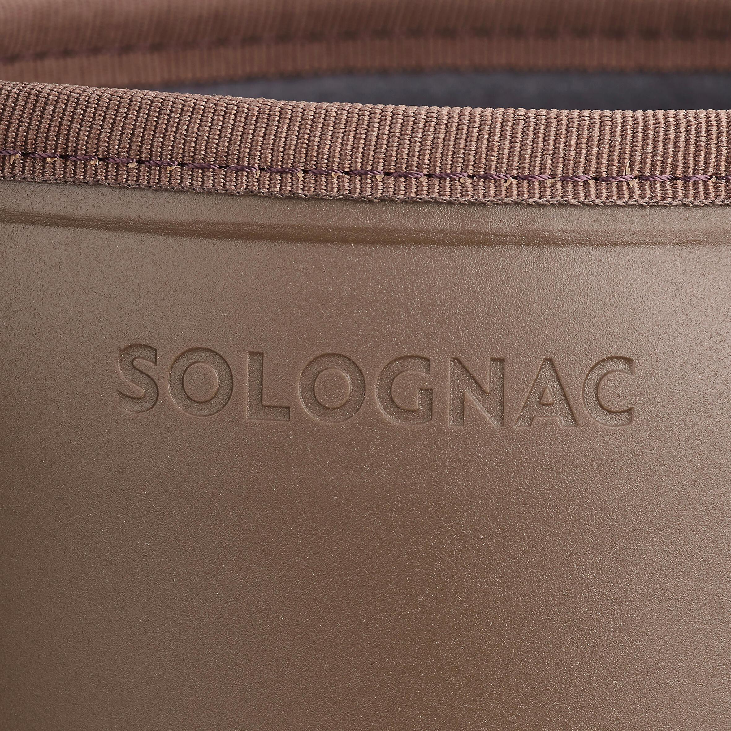 SOLOGNAC  Stivali in gomma uomo caldi PVC 