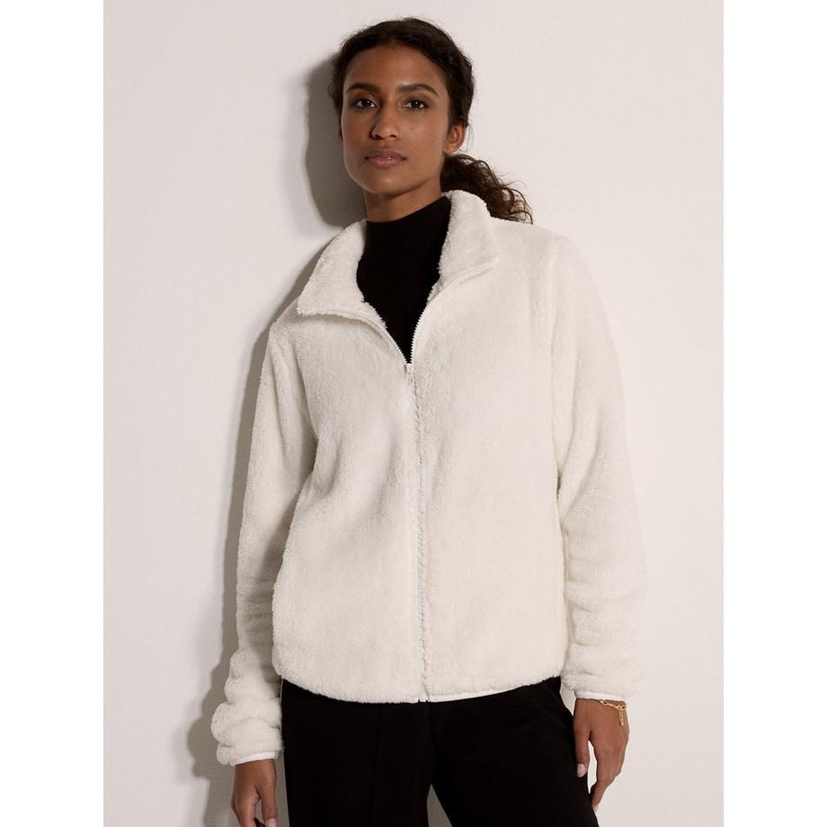Cardigan en molleton