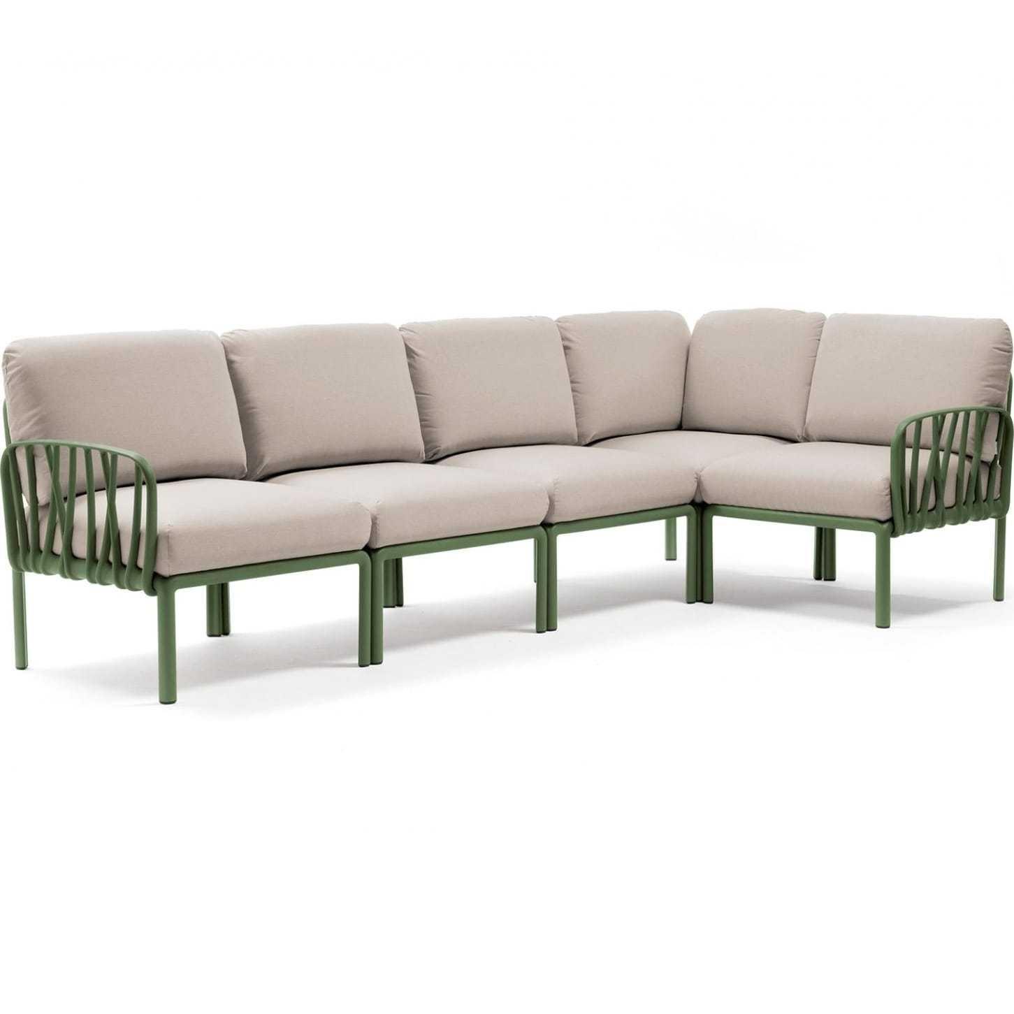 NARDI outdoor Chaise longue de jardin komodo (5 pièces) agave tech panama  