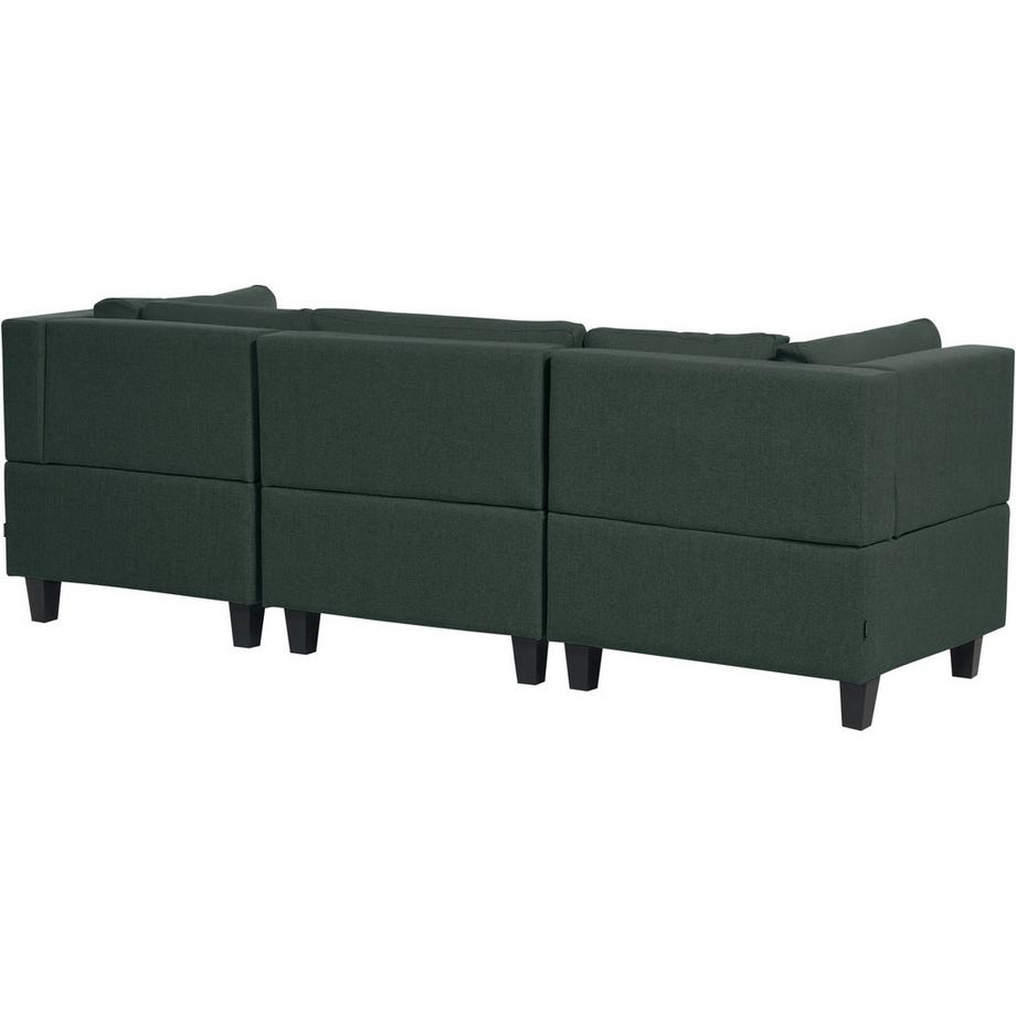 Beliani Canapé modulable en Tissu  UNSTAD  