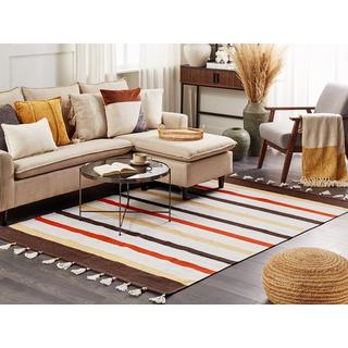 Beliani Tapis en Coton Traditionnel HISARLI  