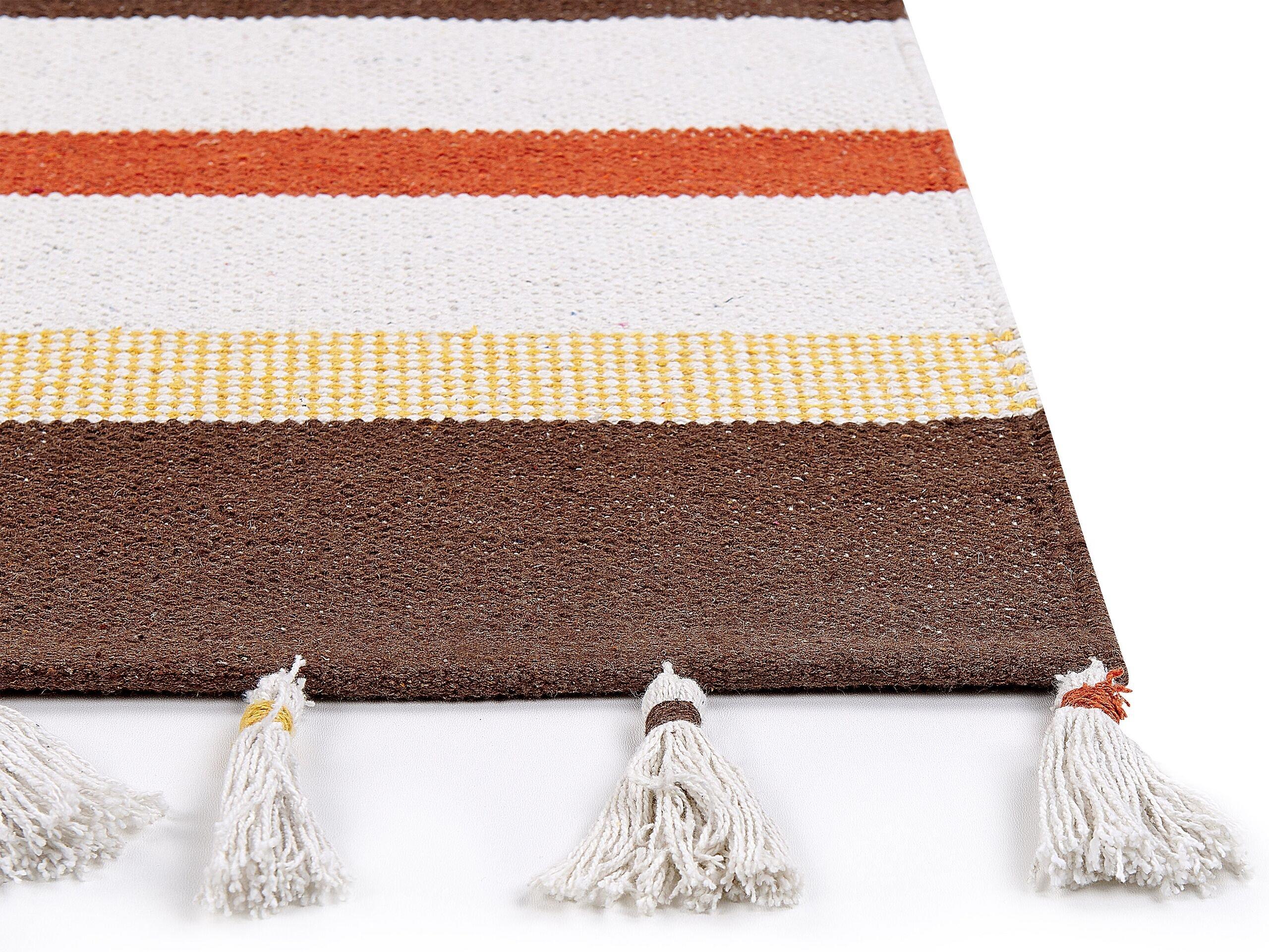 Beliani Tapis en Coton Traditionnel HISARLI  