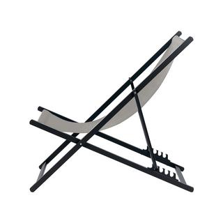 Beliani Sedia a sdraio pieghevole en Alluminio Classico LOCRI II  