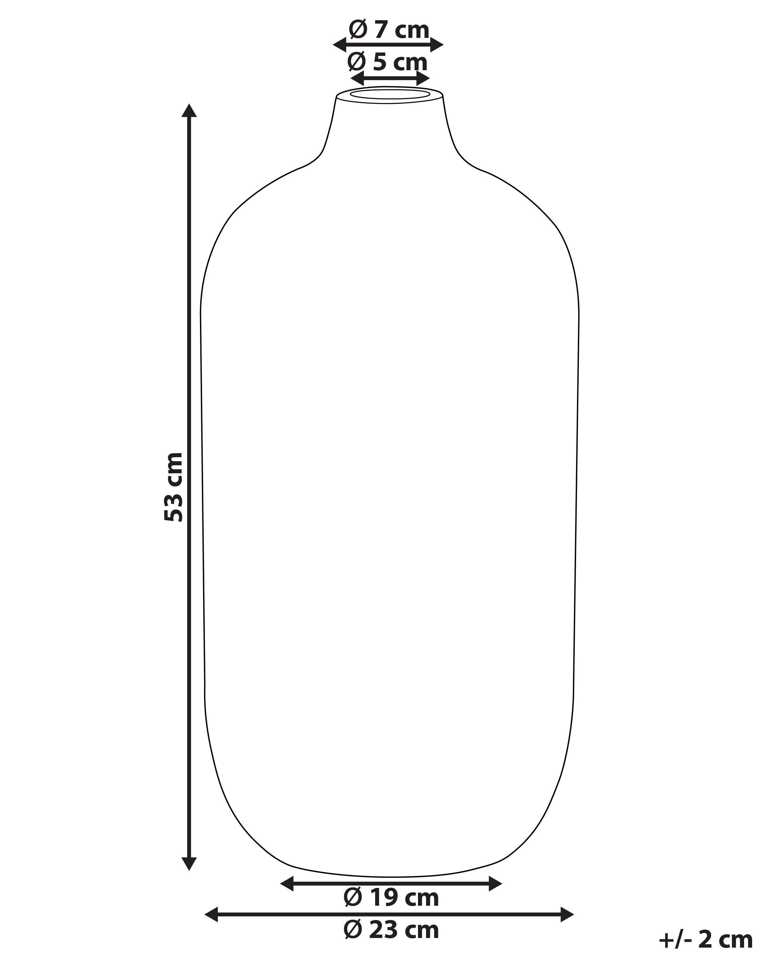 Beliani Vase à fleurs en Terre cuite Rustique SARAGOSSA  