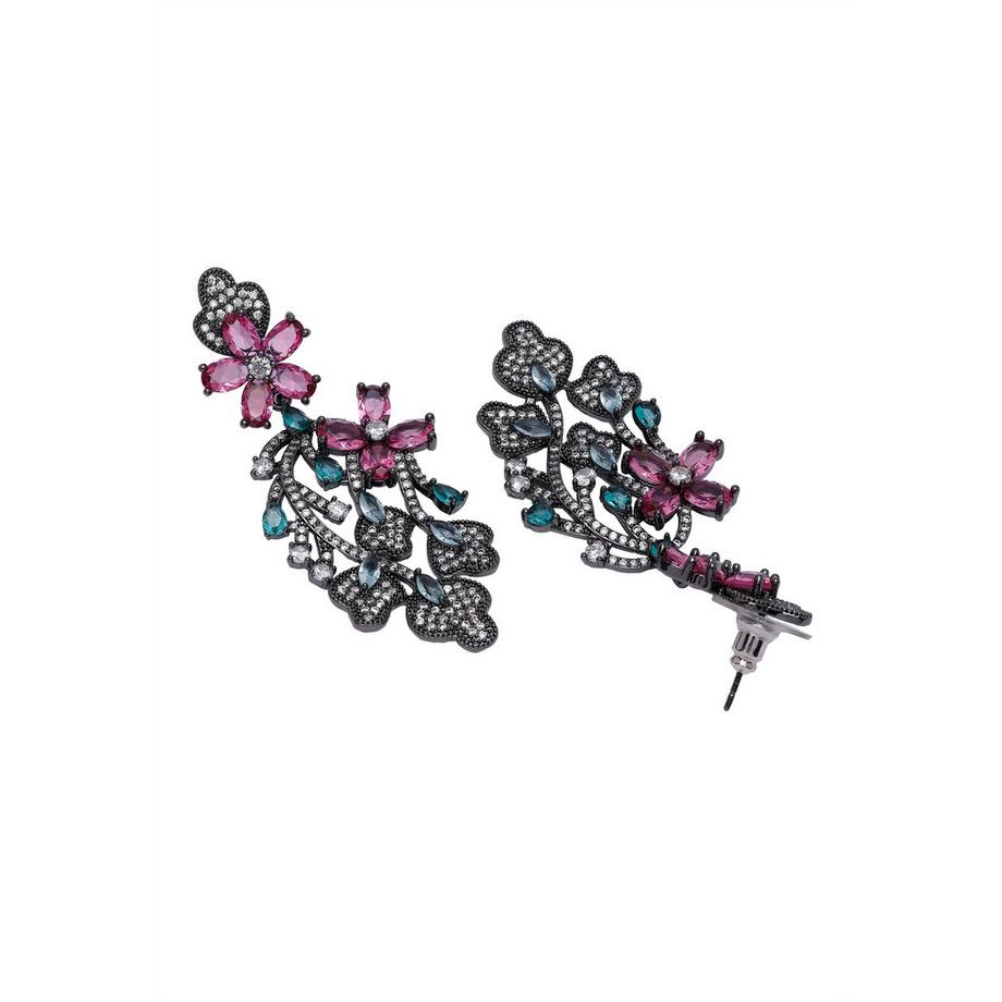 AVANT-GARDE PARIS  Diva Orecchini a Goccia Floreali 