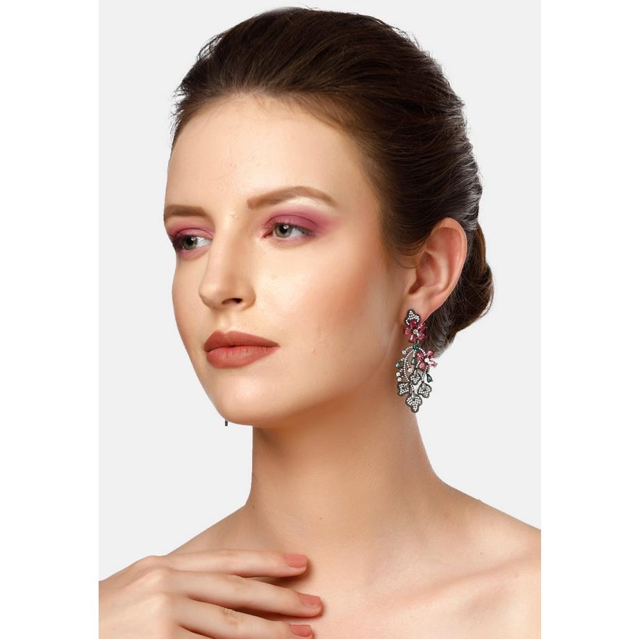 AVANT-GARDE PARIS  Diva Orecchini a Goccia Floreali 