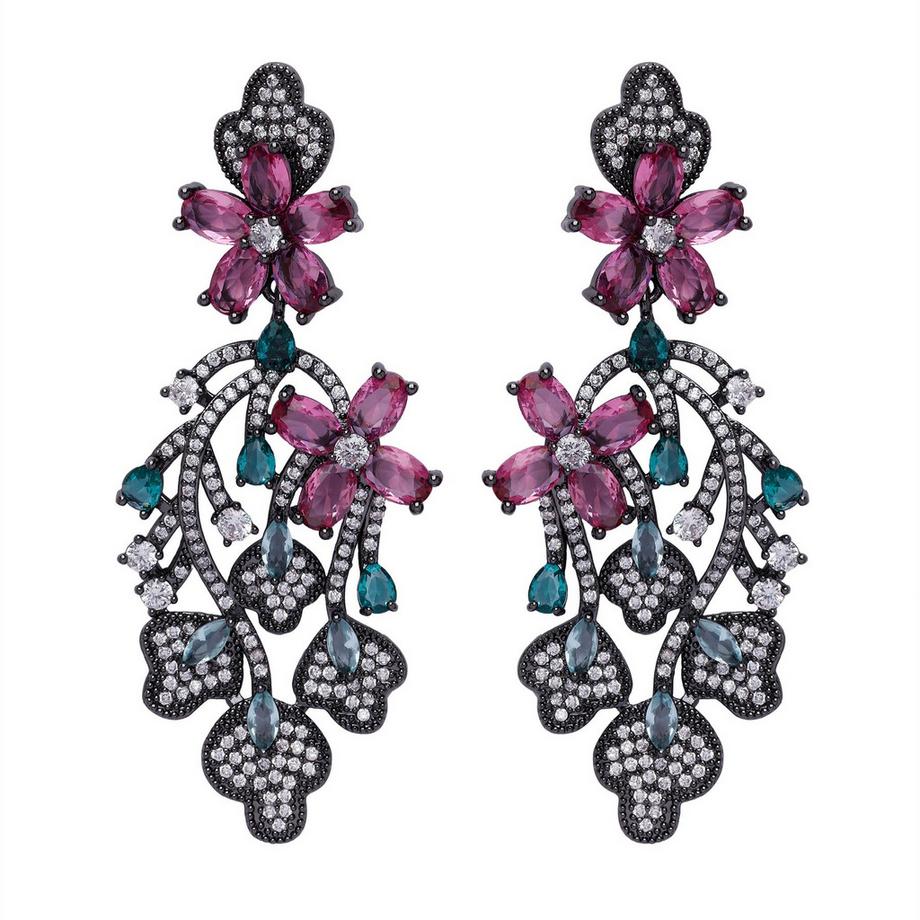 Diva Orecchini a Goccia Floreali