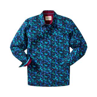 Joe Browns Langarmhemd mit klassischem Kragen Sternenmuster  