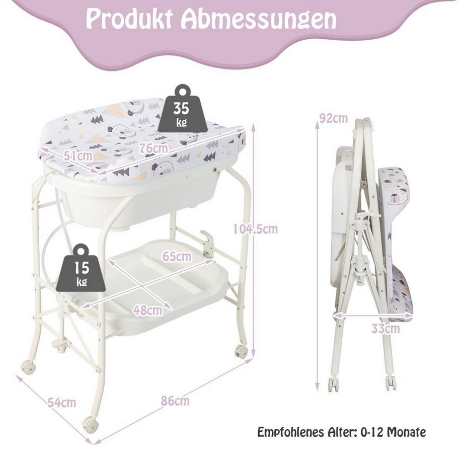 Northix  Fasciatoio 4 in 1 