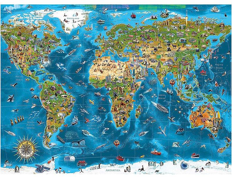 Educa  Educa - Weltwunder 1000 Teile Puzzle 