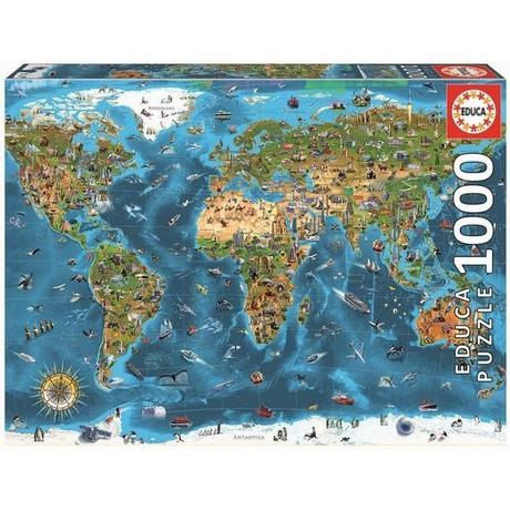 Educa  Educa - Weltwunder 1000 Teile Puzzle 