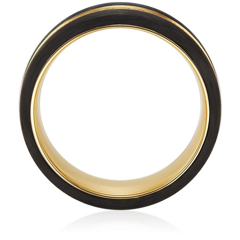 Rafaela Donata  Ring Edelstahl gelbgold Zirkonia weiß 