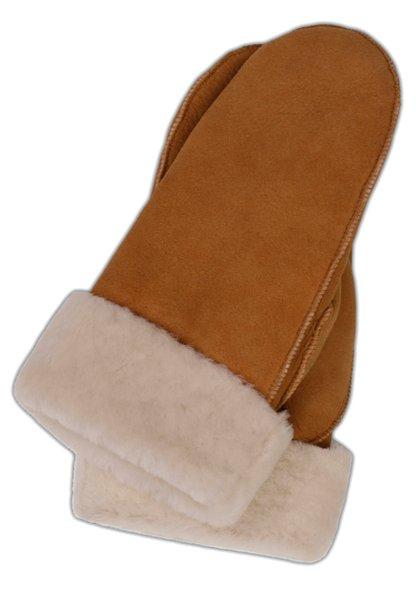 CASH-MERE.CH Moffole in pelle con agnello e polsino  