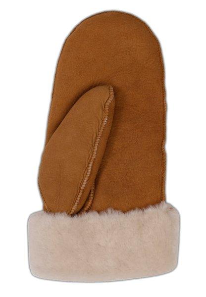 CASH-MERE.CH Moffole in pelle con agnello e polsino  