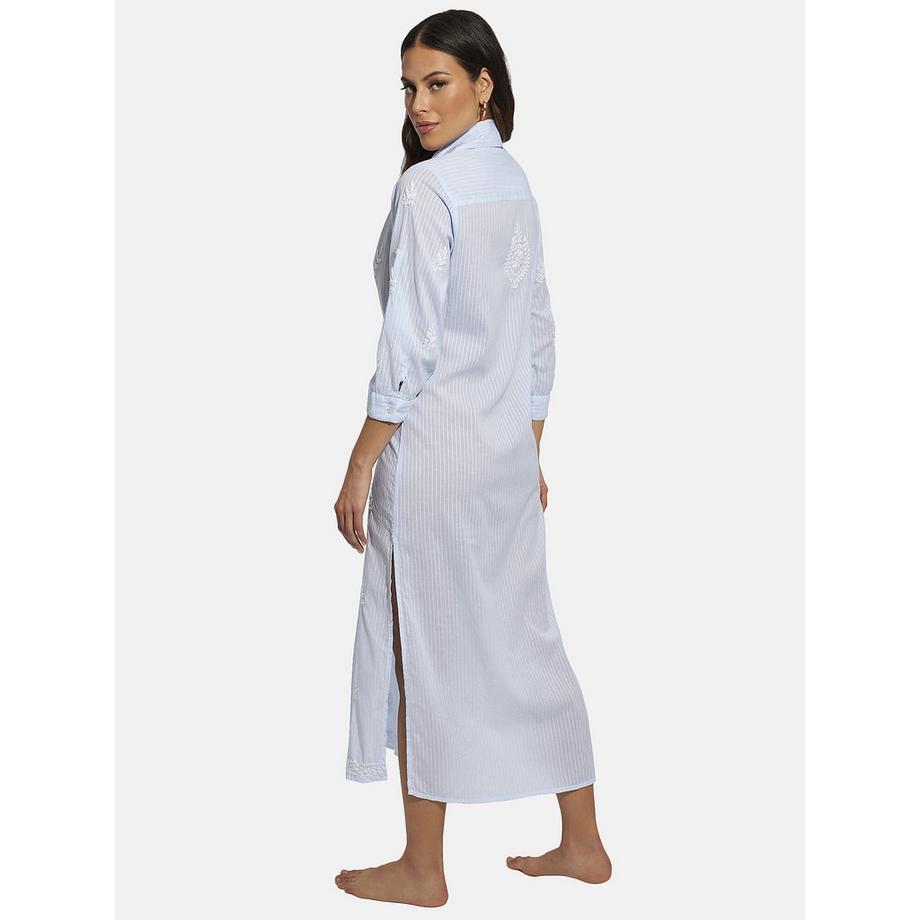 Selmark Lange bestickte Sommertunika Complementos  