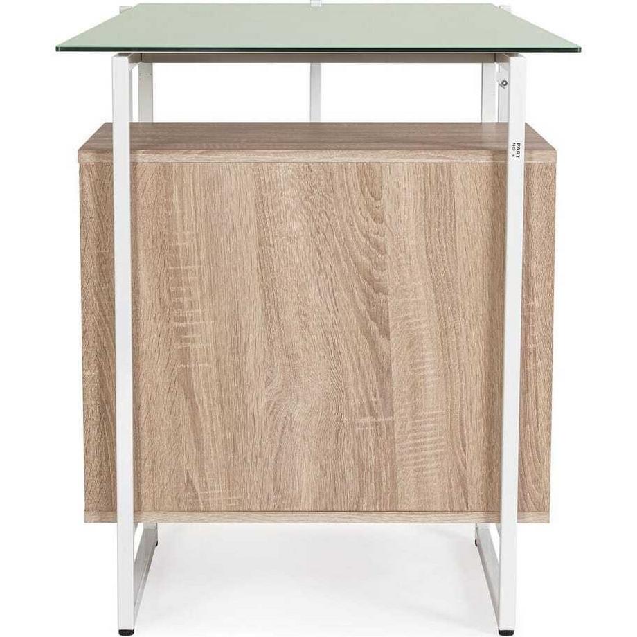 mutoni Scrivania Thomas bianco naturale 142x69  