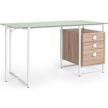 Scrivania Thomas bianco naturale 142x69