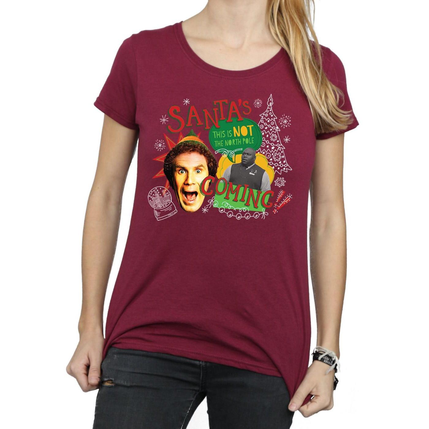 Elf Santa's Coming T-Shirt  