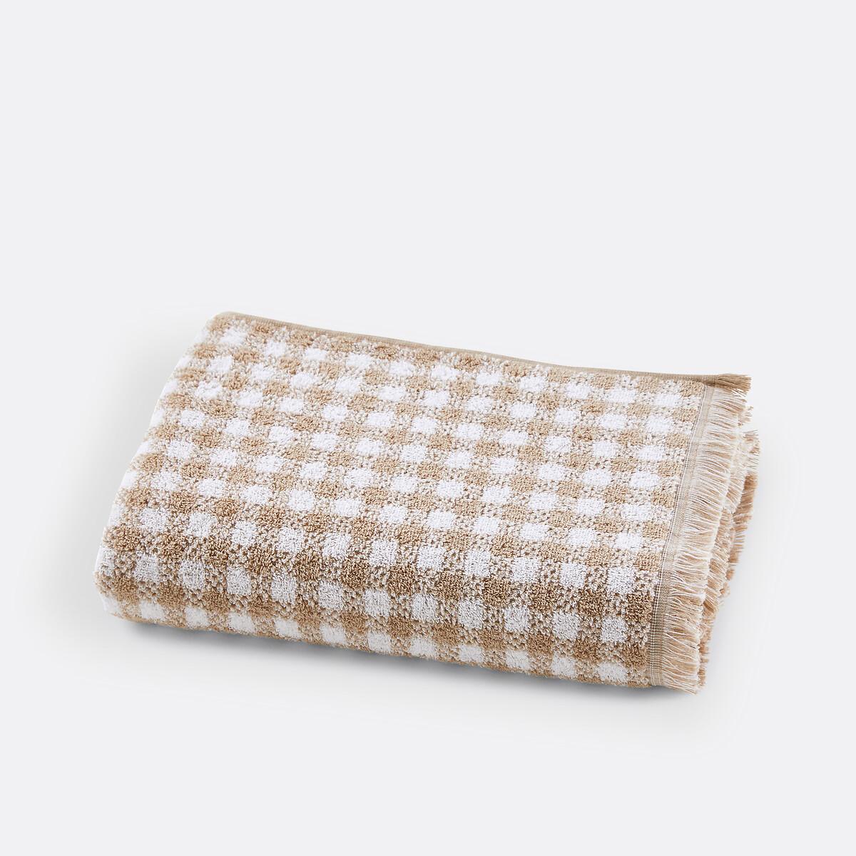 La Redoute Intérieurs Frottee-Handtuch Dinan mit Vichykaro (500 g/m²)  