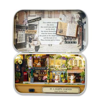 DIY Miniatur Haus Kit in Box zu bauen, handgemachte Mini Theater Craft Kit, kreative Handwerk Geschenke