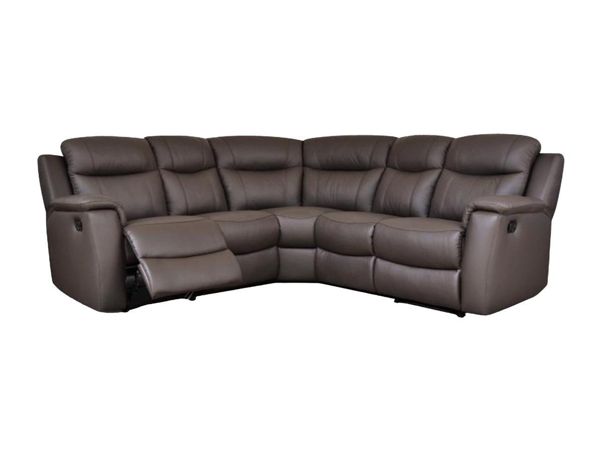 Vente-unique Relaxsofa Leder Ecksofa EVASION  
