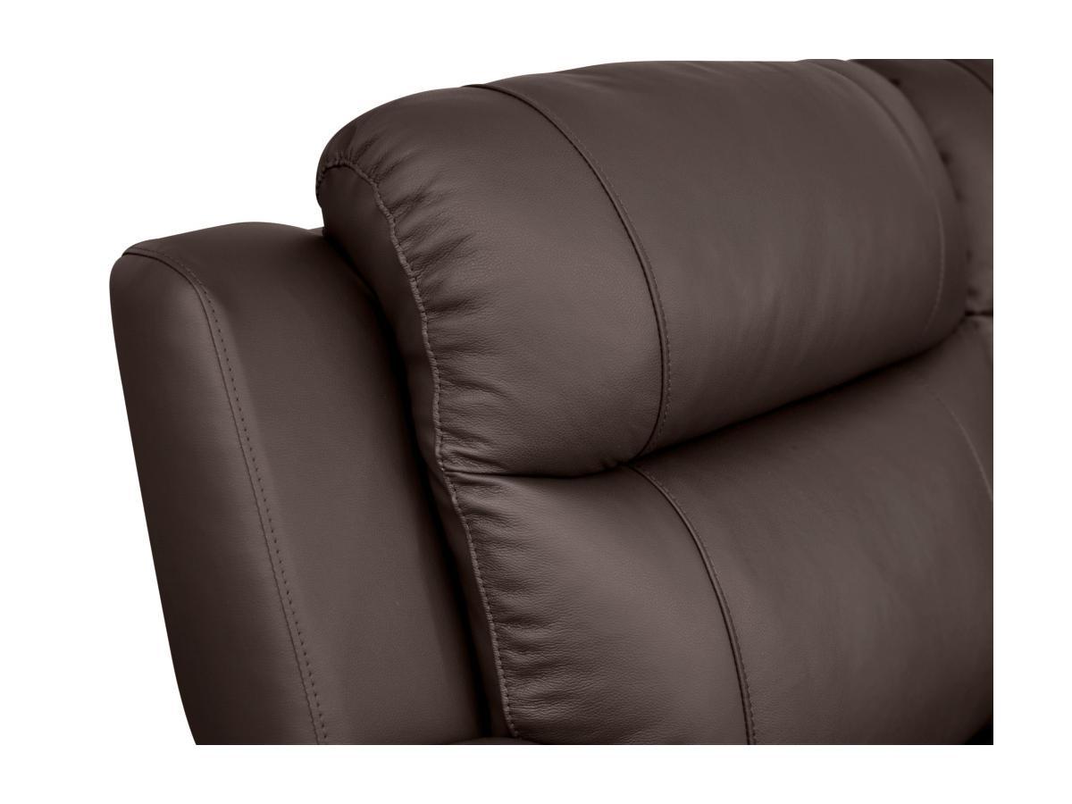 Vente-unique Relaxsofa Leder Ecksofa EVASION  