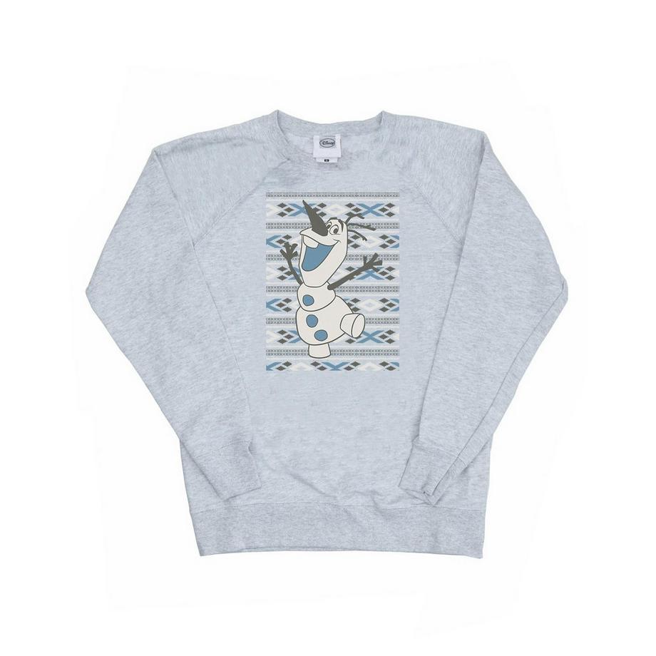 Disney Frozen Olaf Sweatshirt Col Rond  