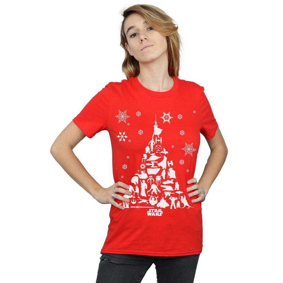STAR WARS Star Wars Weihnachtsbaum T-Shirt  