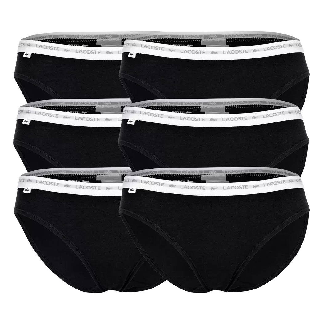 Lacoste - Slip  Stretch, für Damen, Schwarz, Größe L