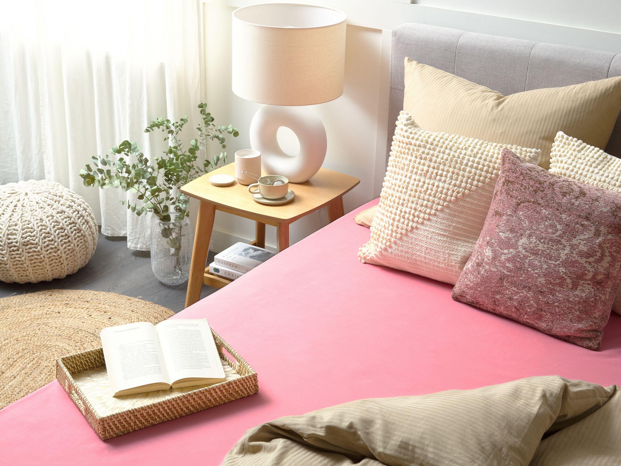 Beliani JANBU Drap Housse en Coton  