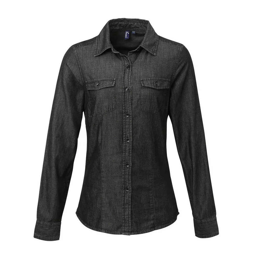 PREMIER - Hemd, für Damen, Schwarz, Größe XL