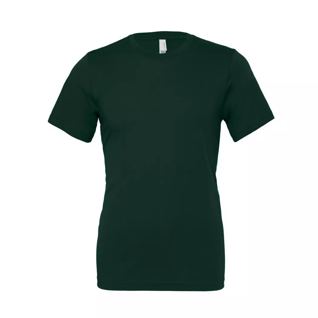 Bella + Canvas - T-Shirt mit mehreren Höfen und runder Farbe, für Damen, Waldgrün, Größe XXL