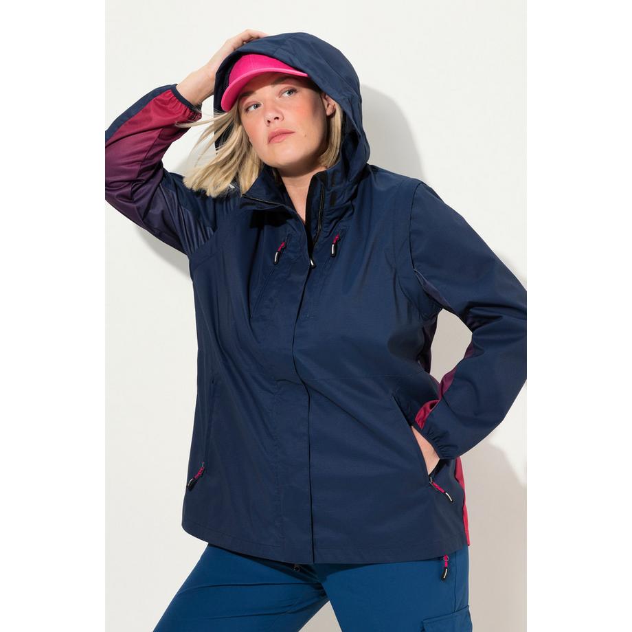 Ulla Popken Giacca funzionale 2-in-1 idrorepellente maniche staccabili  