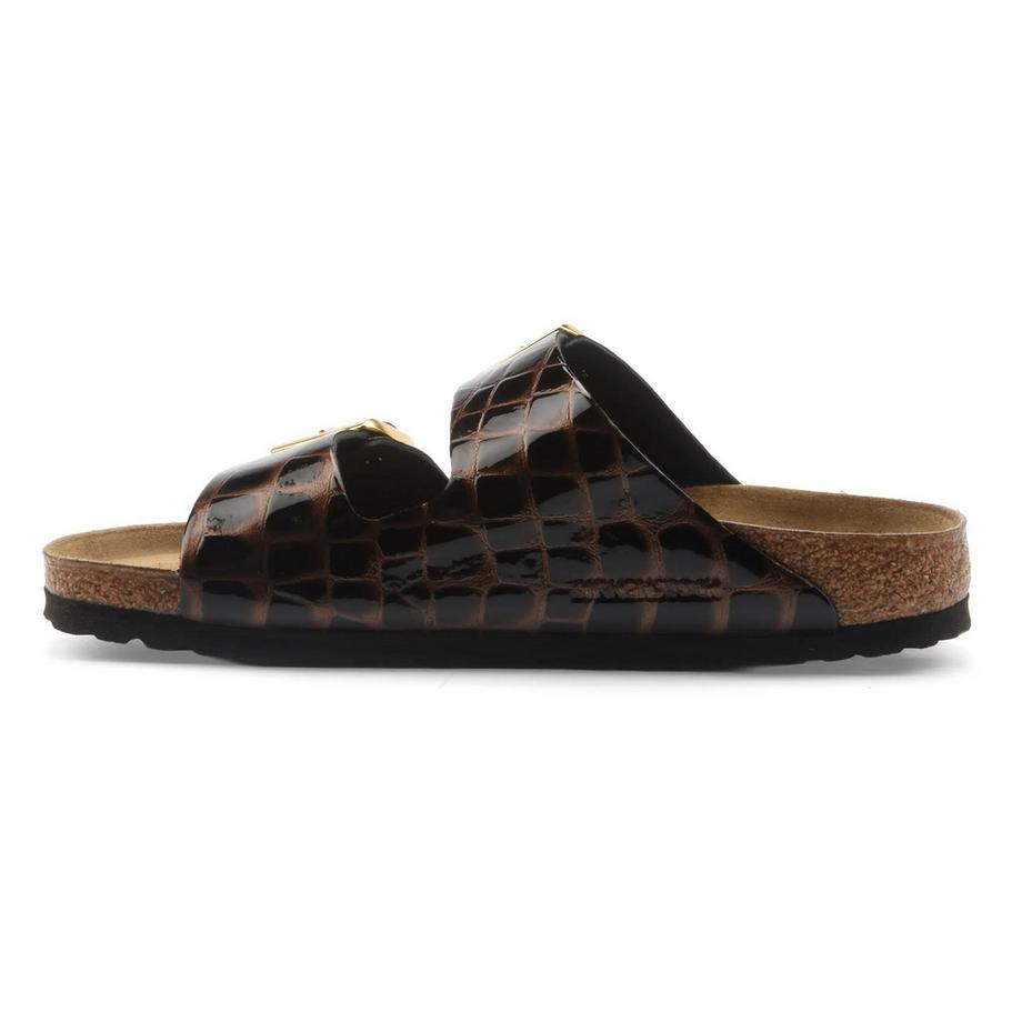 BIRKENSTOCK Sandales Arizona avec tige en cuir verni  