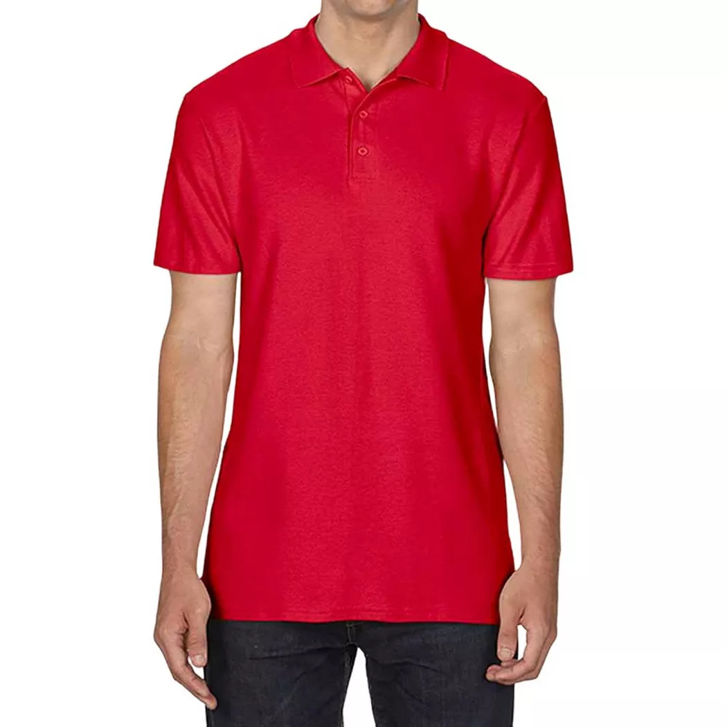 Gildan - Softstyle Poloshirt, für Damen, Rot Bunt, Größe 4XL