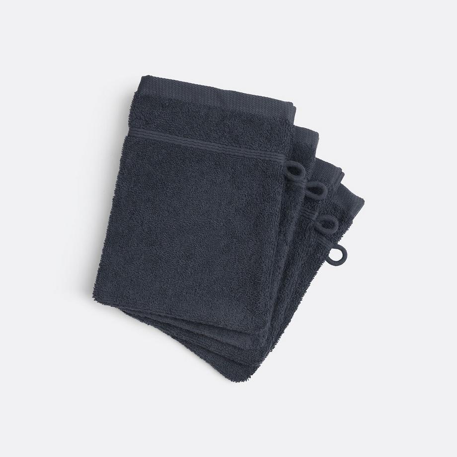 La Redoute Intérieurs Lot 4 gants de toilette éponge bouclette  