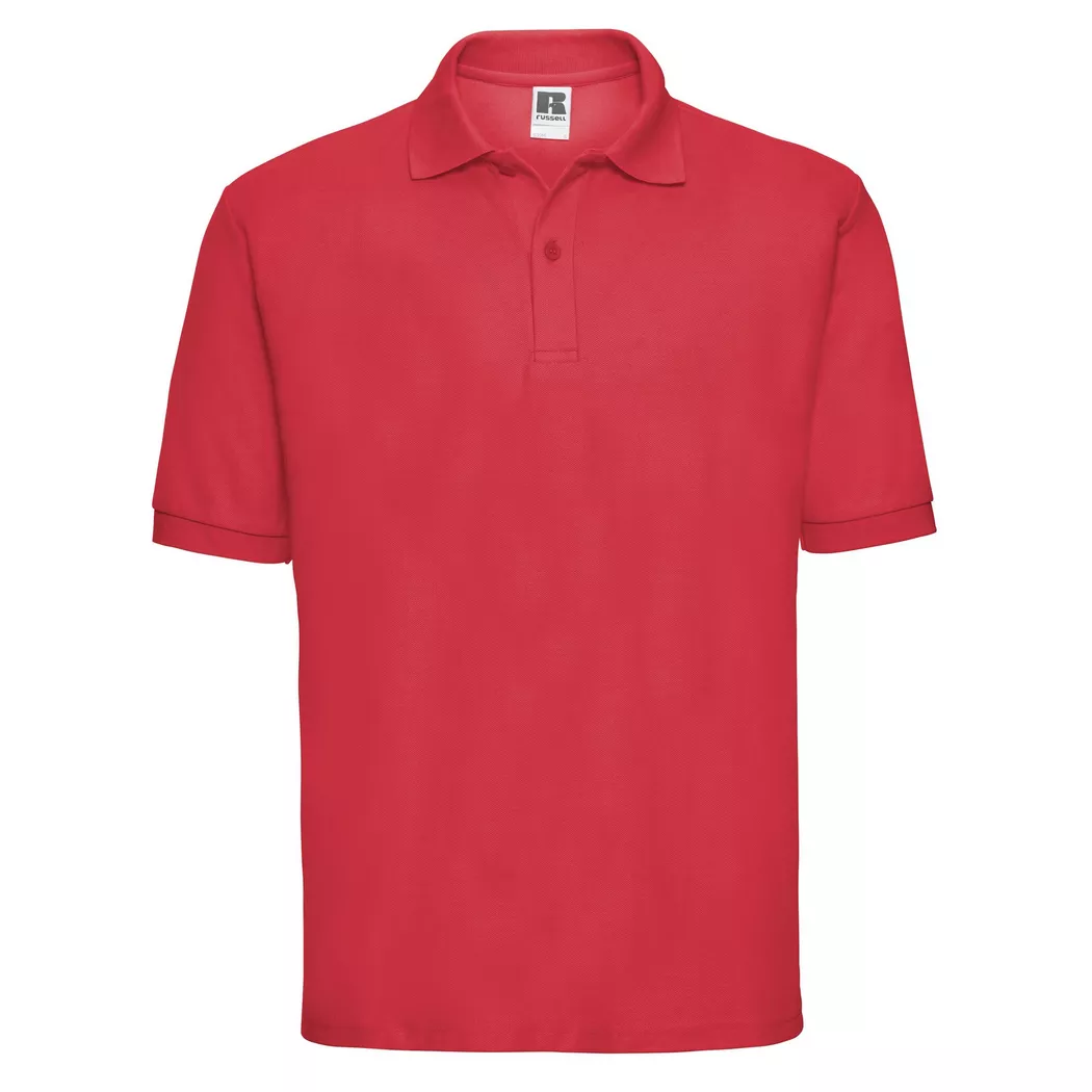 Russell - Poloshirt, für Herren, Rot Bunt, Größe M
