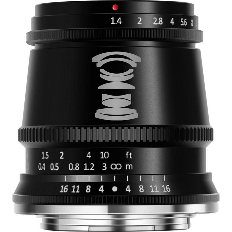 TTArtisan APS-C 17mm F1.4 MILC Obiettivo ampio Nero