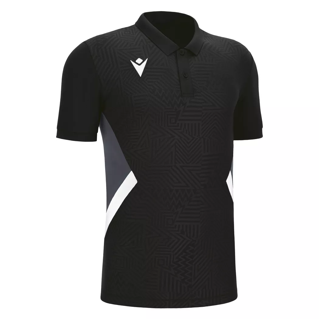 macron - polo-shirt rap, für Damen, Schwarz/Weiss, Größe 3XS