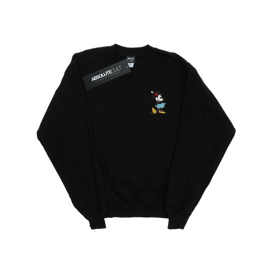 Disney Minnie Mouse Sweatshirt Col Rond  