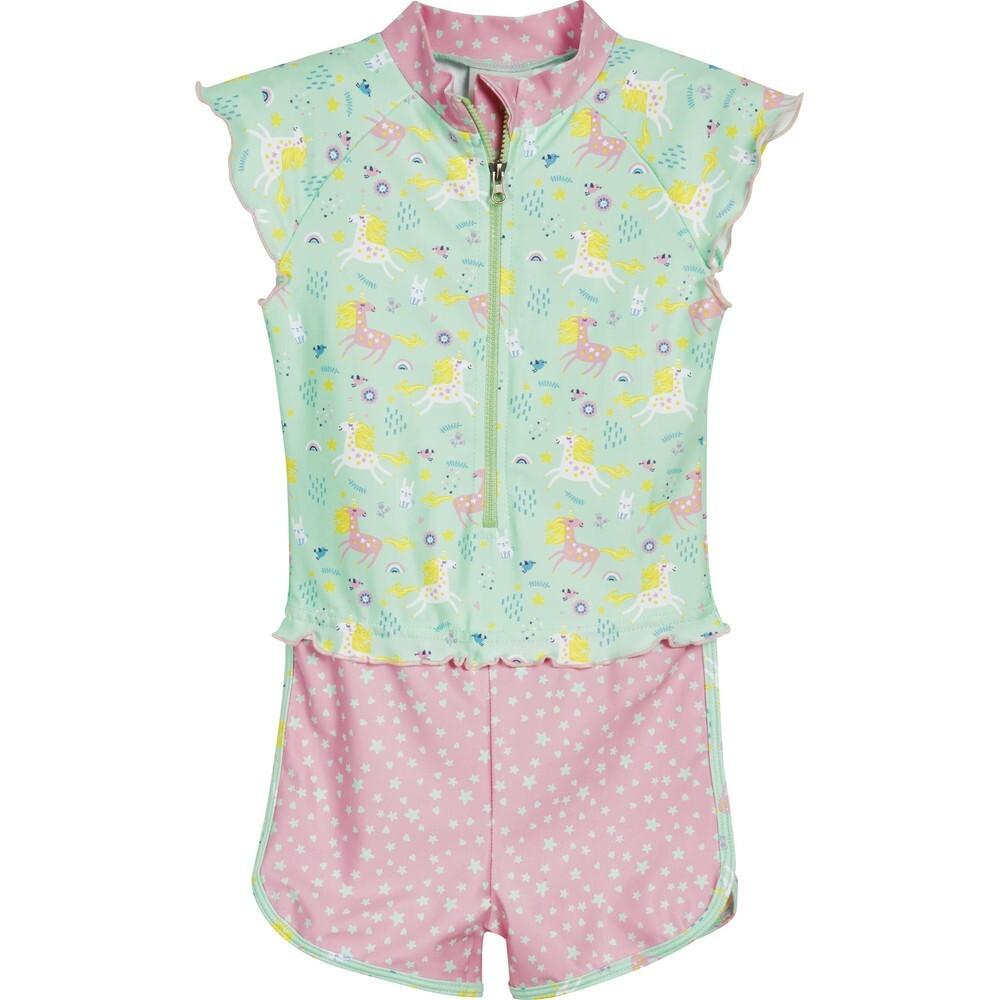 Playshoes  maillot de bain 1 pièce avec protection uv bébé fille unicorn 